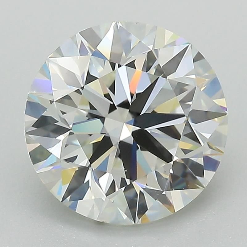 3.03ct I VVS2 Excellent Cut Round Lab Grown Diamond