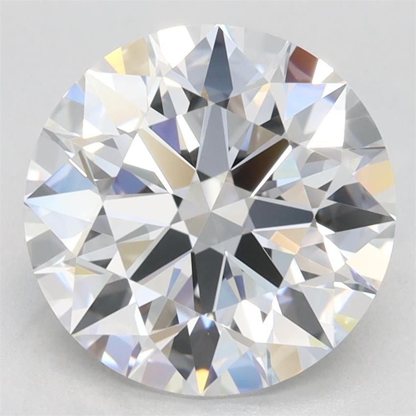 3.21ct D VVS1 Rare Carat Ideal Cut Round Lab Grown Diamond