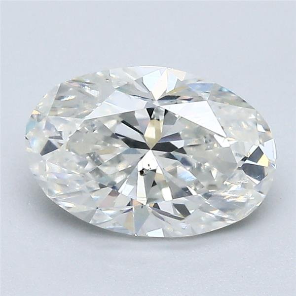 1.58ct H SI2 Good Cut Oval Diamond