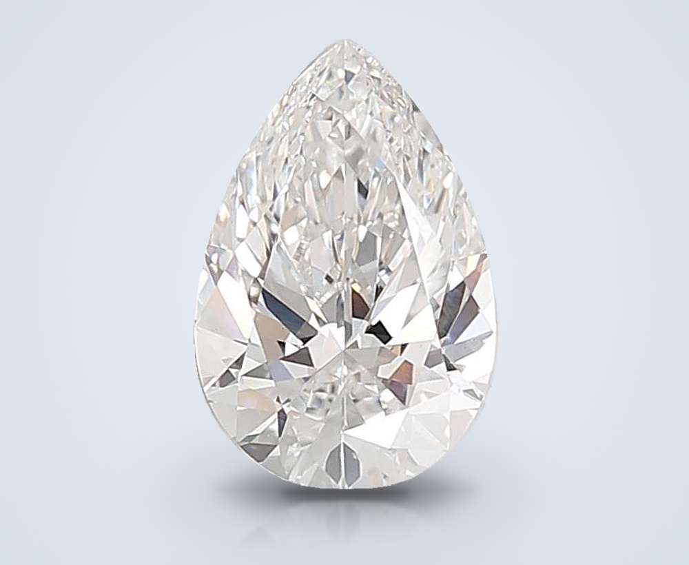 4.05 Carat Pear Lab Diamond