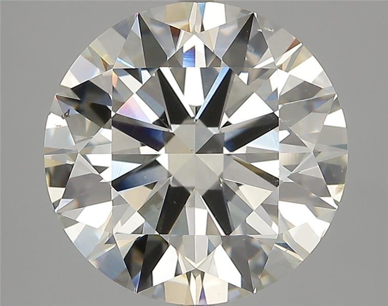 5.53ct J SI1 Rare Carat Ideal Cut Round Diamond