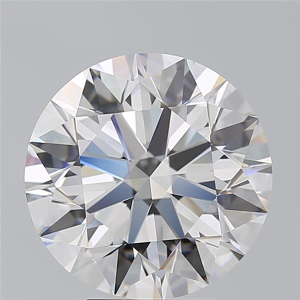 5.21ct E VVS1 Rare Carat Ideal Cut Round Diamond