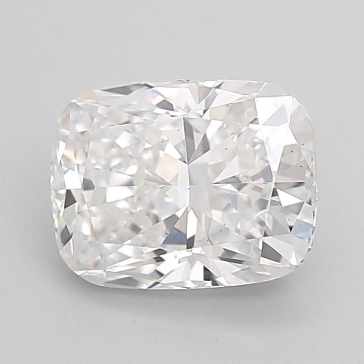 2.58ct E VS2 Rare Carat Ideal Cut Cushion Lab Grown Diamond
