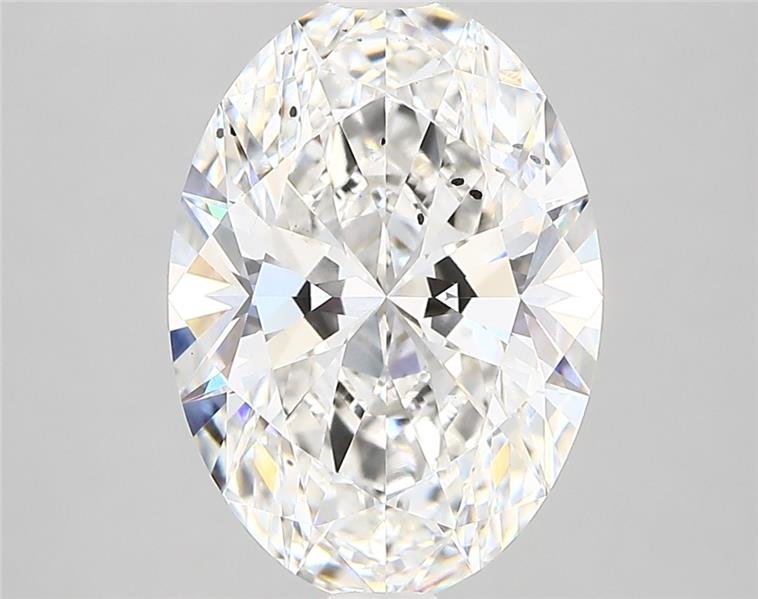 3.38ct F SI1 Rare Carat Ideal Cut Oval Lab Grown Diamond