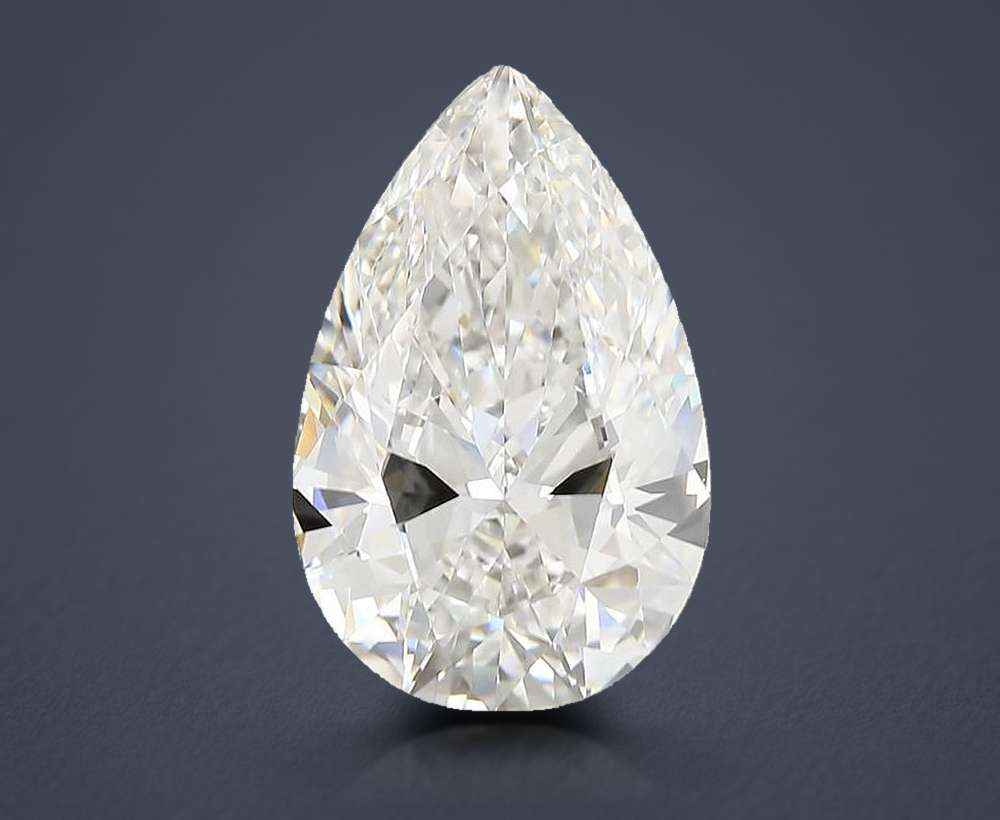 8.09 Carat Pear Lab Diamond