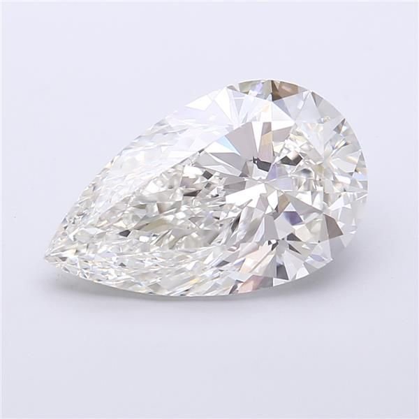 5.04ct G VVS2 Rare Carat Ideal Cut Pear Lab Grown Diamond