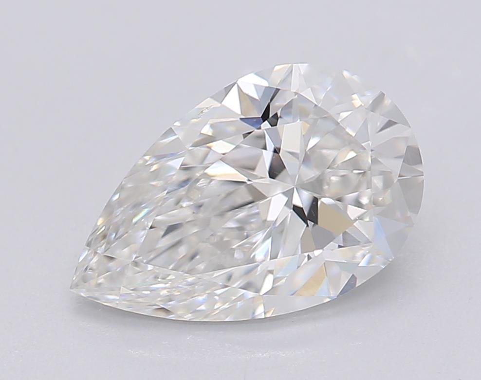 0.86ct F VS2 Rare Carat Ideal Cut Pear Lab Grown Diamond