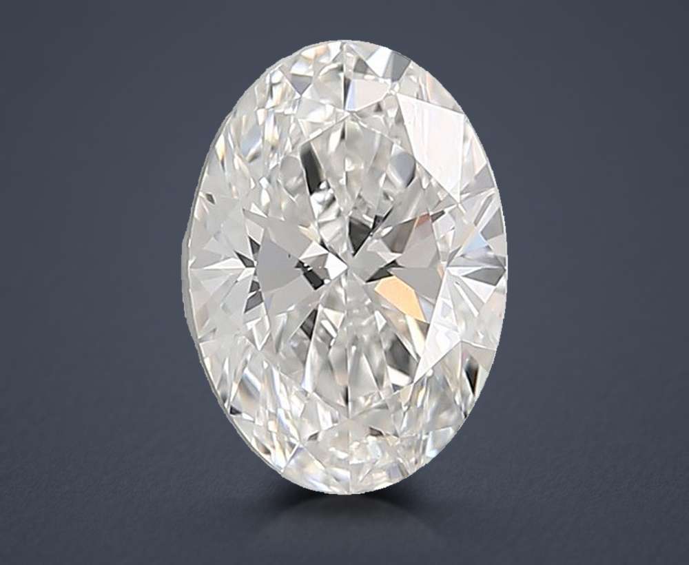 1.00 Carat Oval Lab Diamond