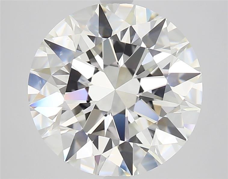 5.08ct H VS2 Rare Carat Ideal Cut Round Diamond