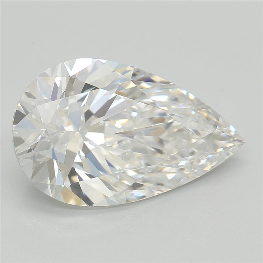 2.58ct E VS1 Rare Carat Ideal Cut Pear Lab Grown Diamond
