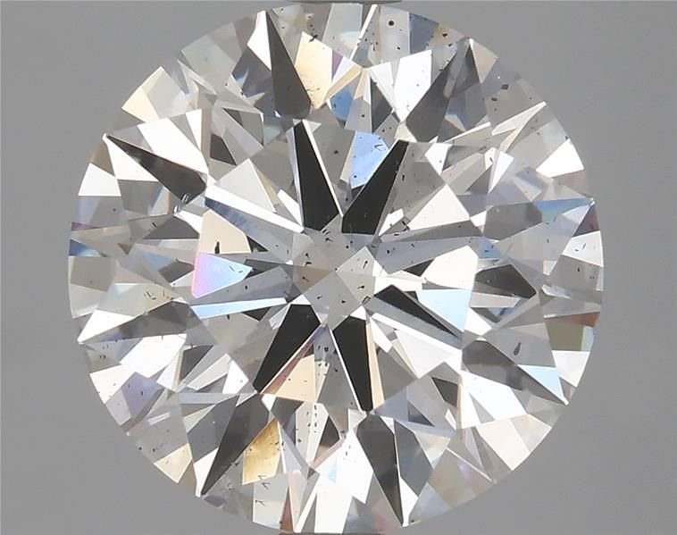 4.04ct F SI1 Rare Carat Ideal Cut Round Lab Grown Diamond