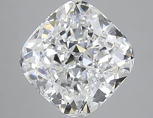 3.07ct E VS2 Rare Carat Ideal Cut Cushion Lab Grown Diamond