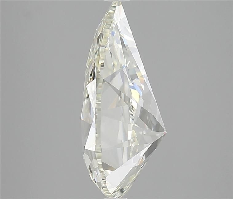 5.01ct K SI1 Rare Carat Ideal Cut Pear Diamond