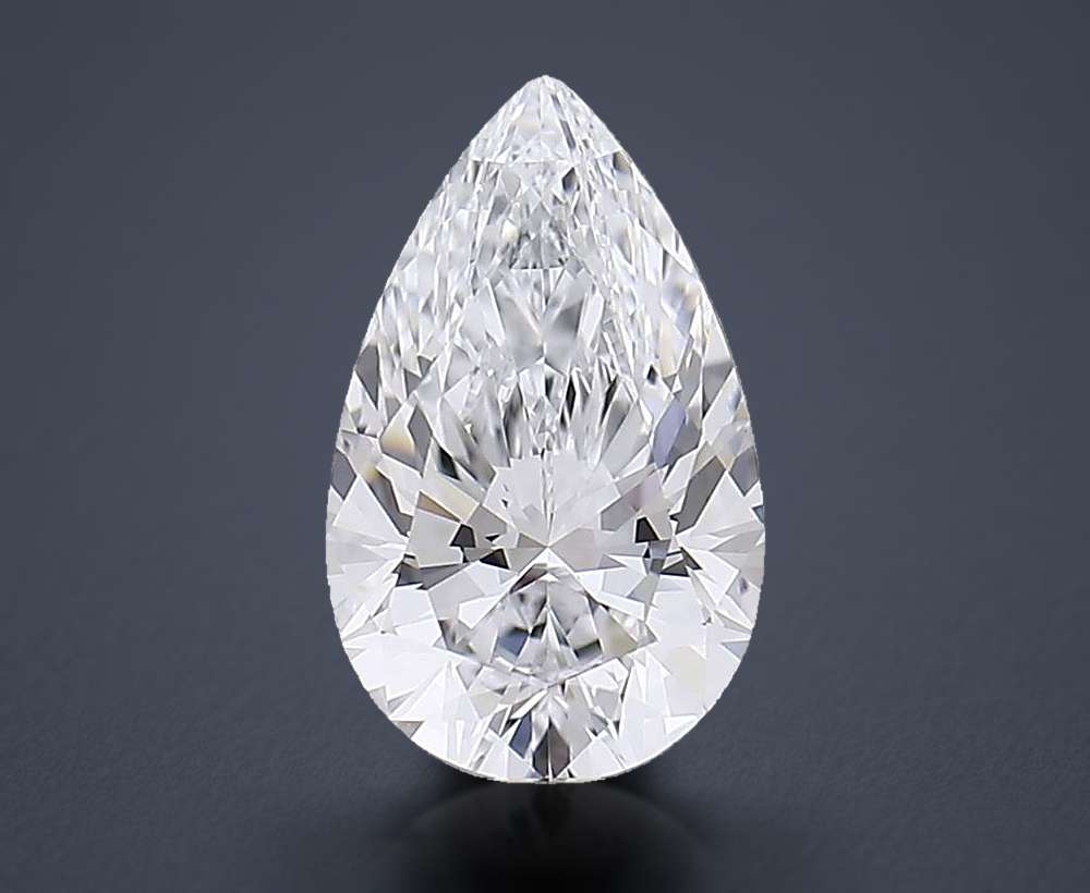 1.57 Carat Pear Lab Diamond