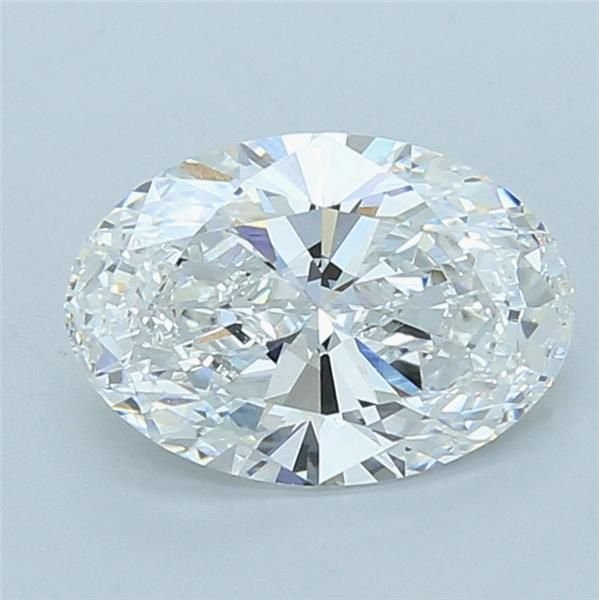 2.70ct E VS1 Rare Carat Ideal Cut Oval Lab Grown Diamond