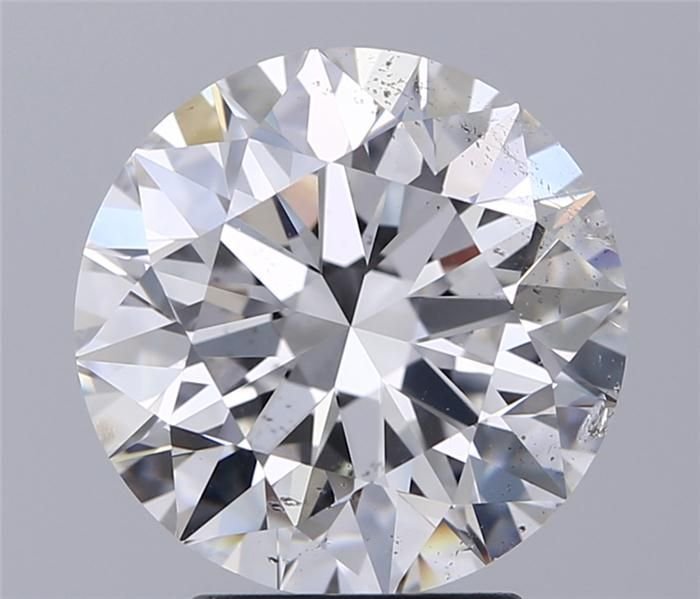 3.02ct E SI2 Rare Carat Ideal Cut Round Diamond