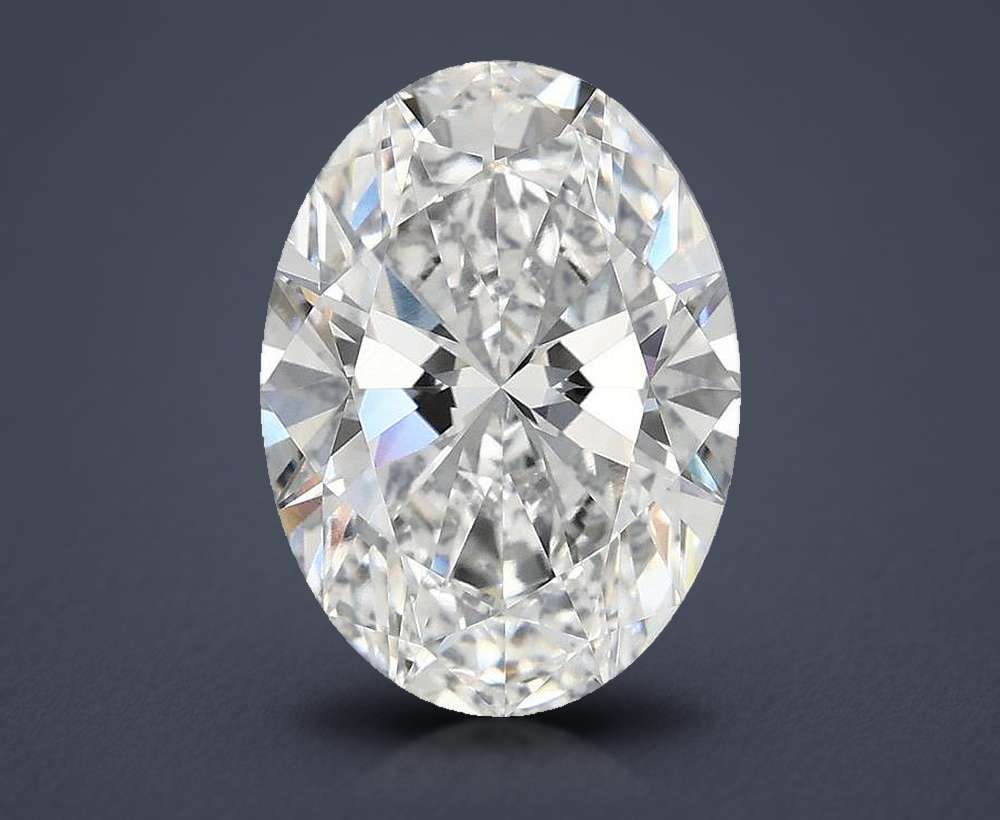 3.77 Carat Oval Lab Diamond