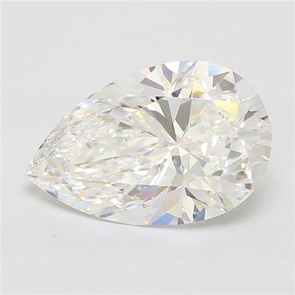 1.54ct E VS1 Rare Carat Ideal Cut Pear Lab Grown Diamond