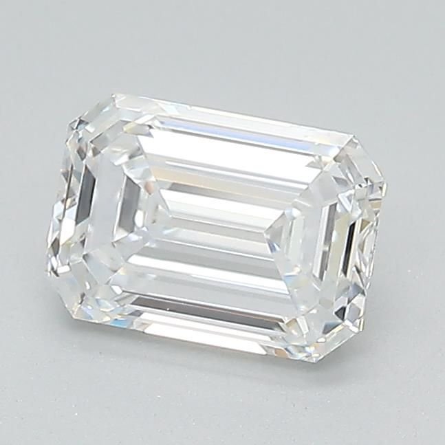 1.09ct F VS1 Rare Carat Ideal Cut Emerald Lab Grown Diamond