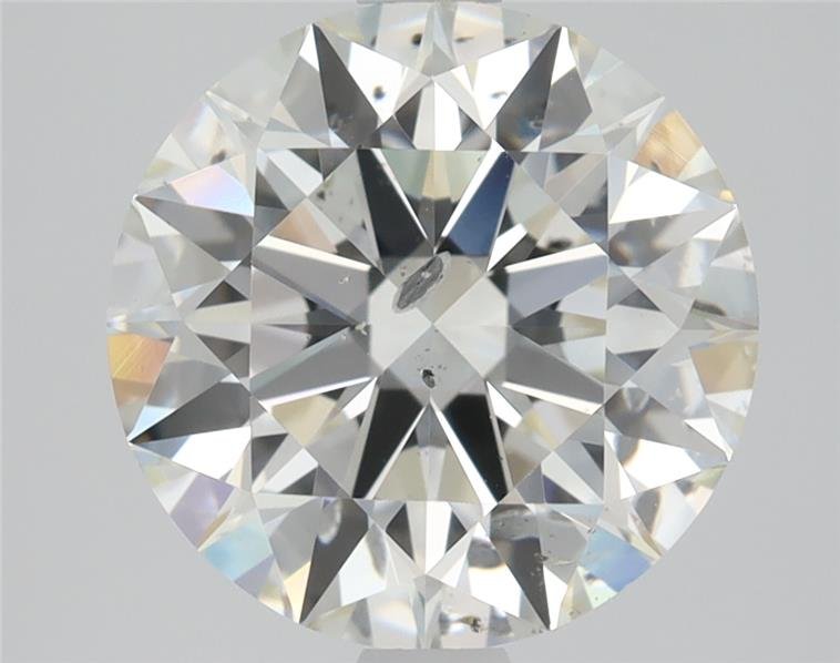 2.23ct I SI2 Rare Carat Ideal Cut Round Diamond