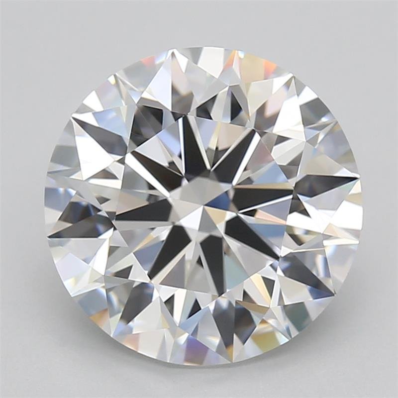 6.14ct D VVS1 Rare Carat Ideal Cut Round Lab Grown Diamond