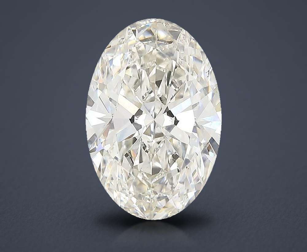 4.04 Carat Oval Lab Diamond