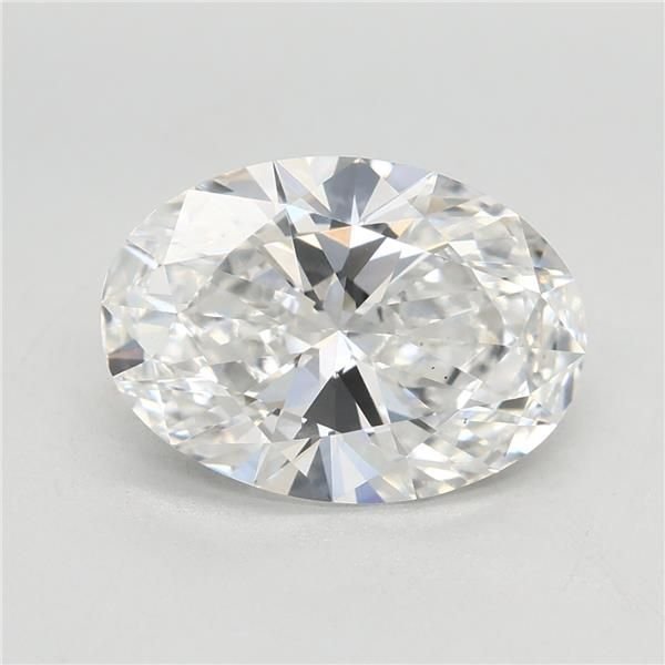 3.01ct E VS1 Rare Carat Ideal Cut Oval Lab Grown Diamond