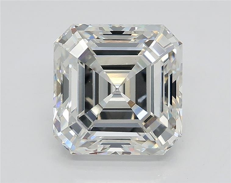 2.55ct F VS1 Rare Carat Ideal Cut Asscher Lab Grown Diamond