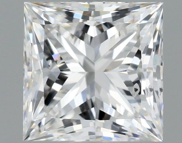 0.97ct F SI1 Rare Carat Ideal Cut Princess Lab Grown Diamond