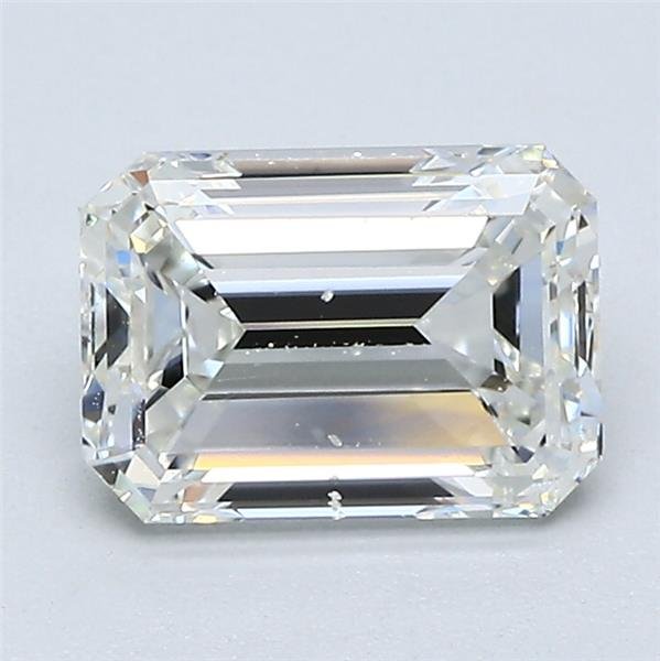 1.50ct H SI1 Very Good Cut Emerald Diamond