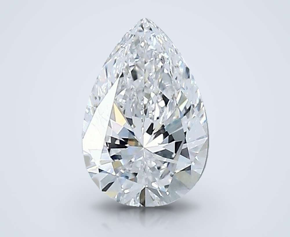 0.51 Carat Pear Natural Diamond