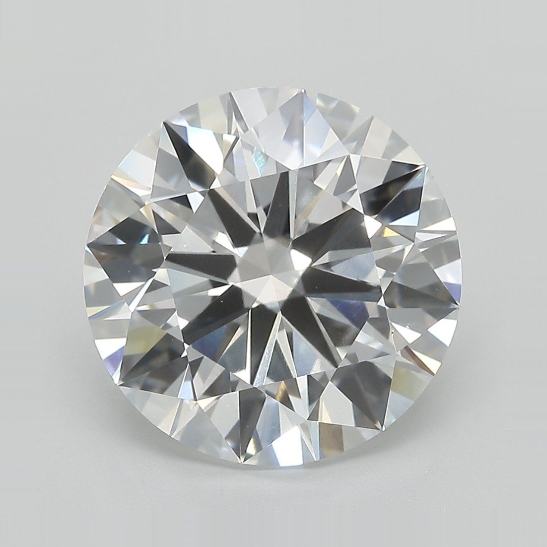 6.43ct E VVS2 Rare Carat Ideal Cut Round Lab Grown Diamond