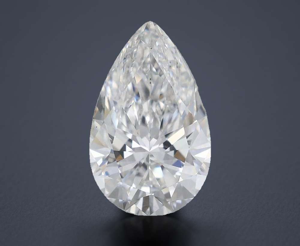 5.34 Carat Pear Lab Diamond