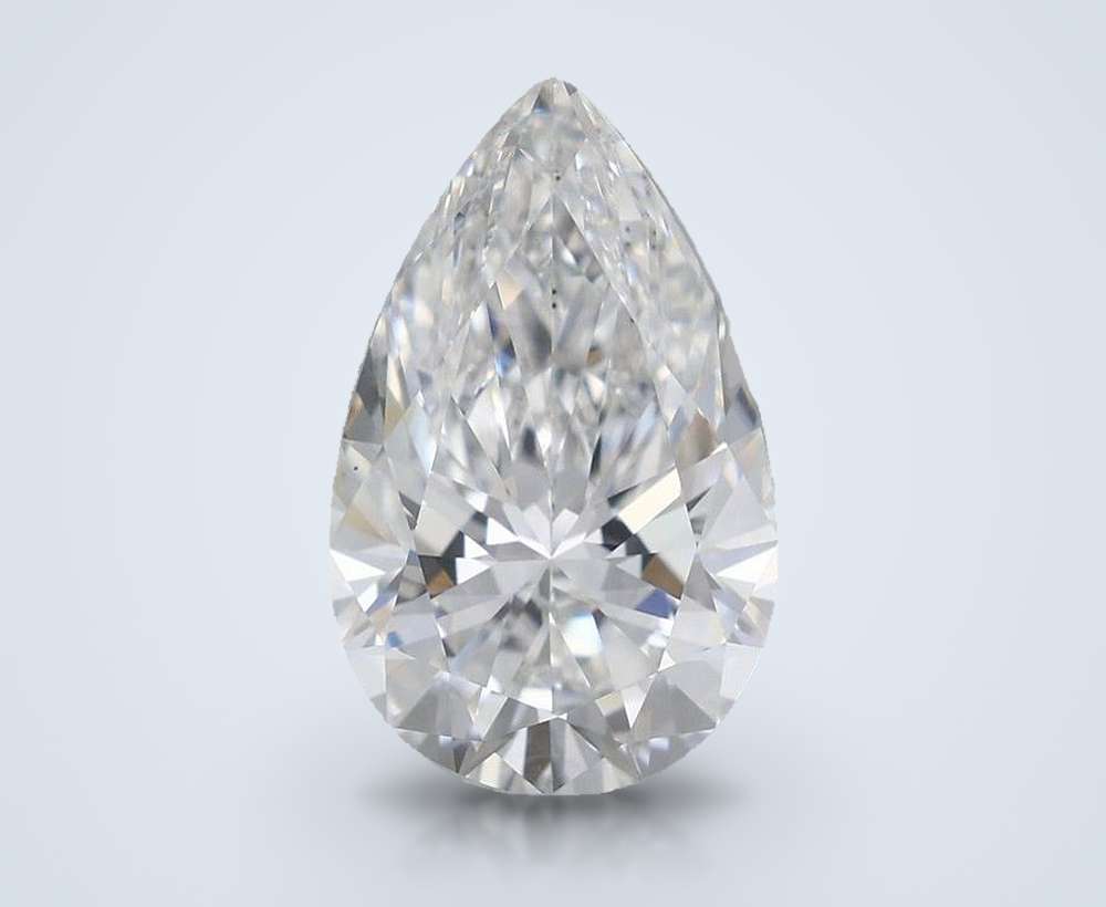 5.34 Carat Pear Lab Diamond