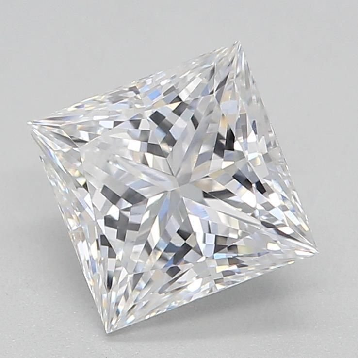 1.10ct D VVS2 Rare Carat Ideal Cut Princess Lab Grown Diamond