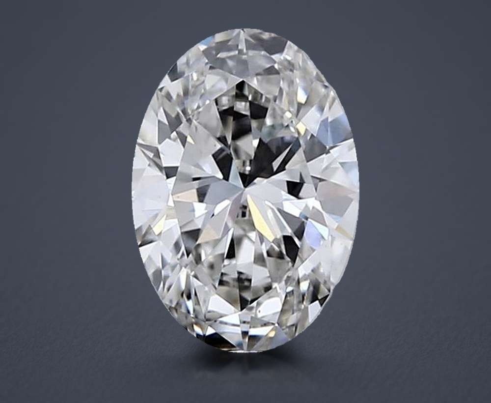 1.24 Carat Oval Lab Diamond
