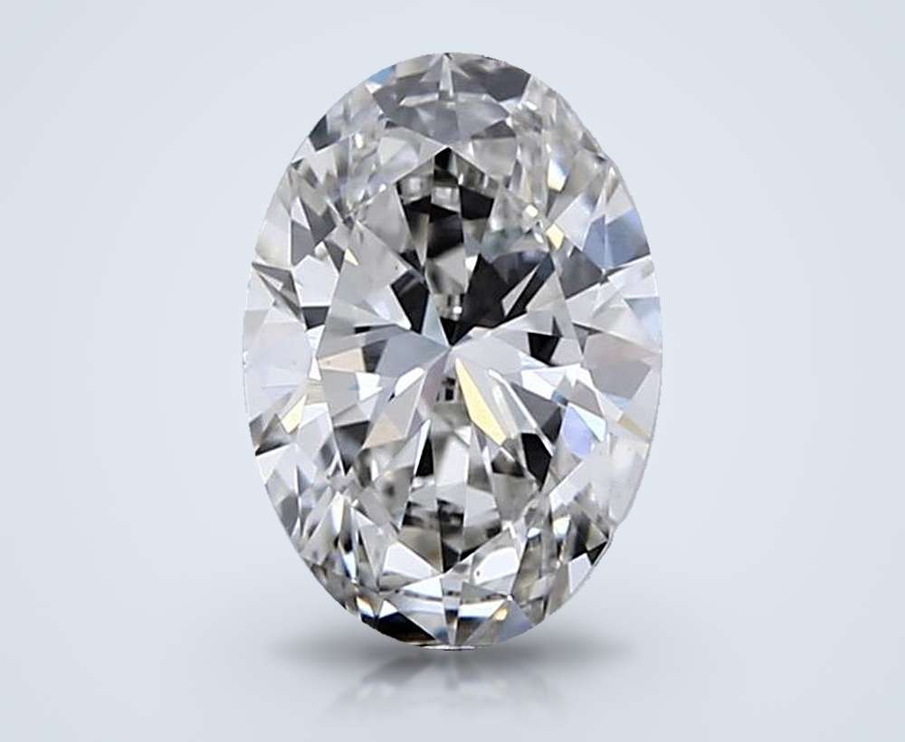 1.24 Carat Oval Lab Diamond