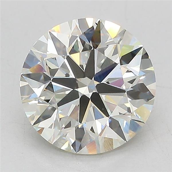 2.70ct J VS1 Excellent Cut Round Lab Grown Diamond