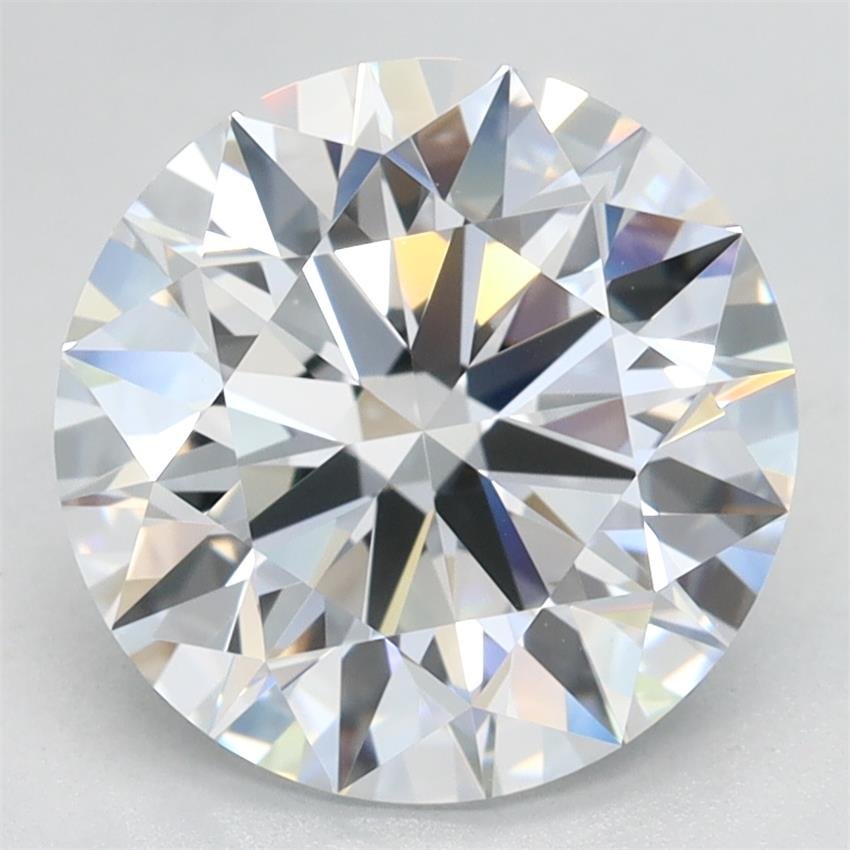 3.04ct E VVS1 Rare Carat Ideal Cut Round Lab Grown Diamond