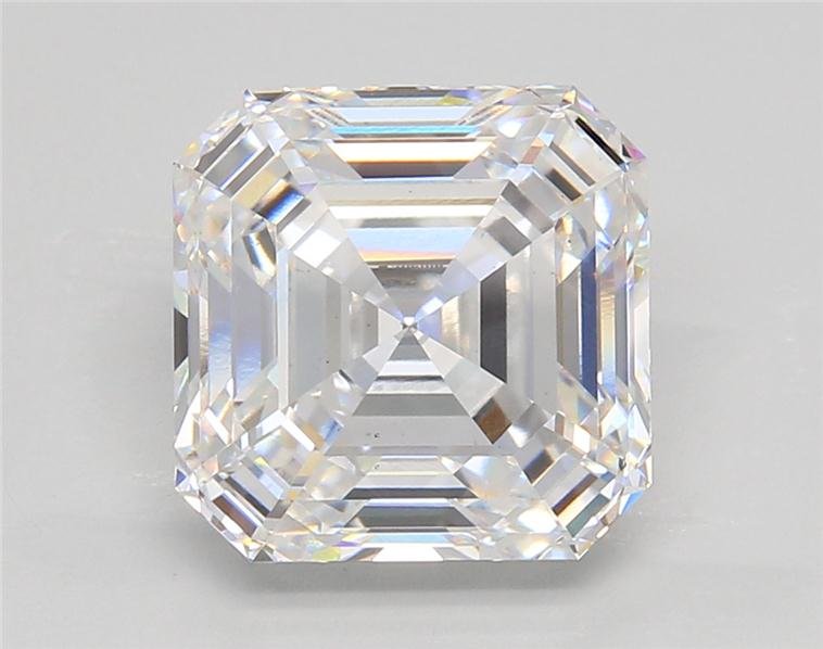 5.02ct D VS1 Rare Carat Ideal Cut Asscher Lab Grown Diamond