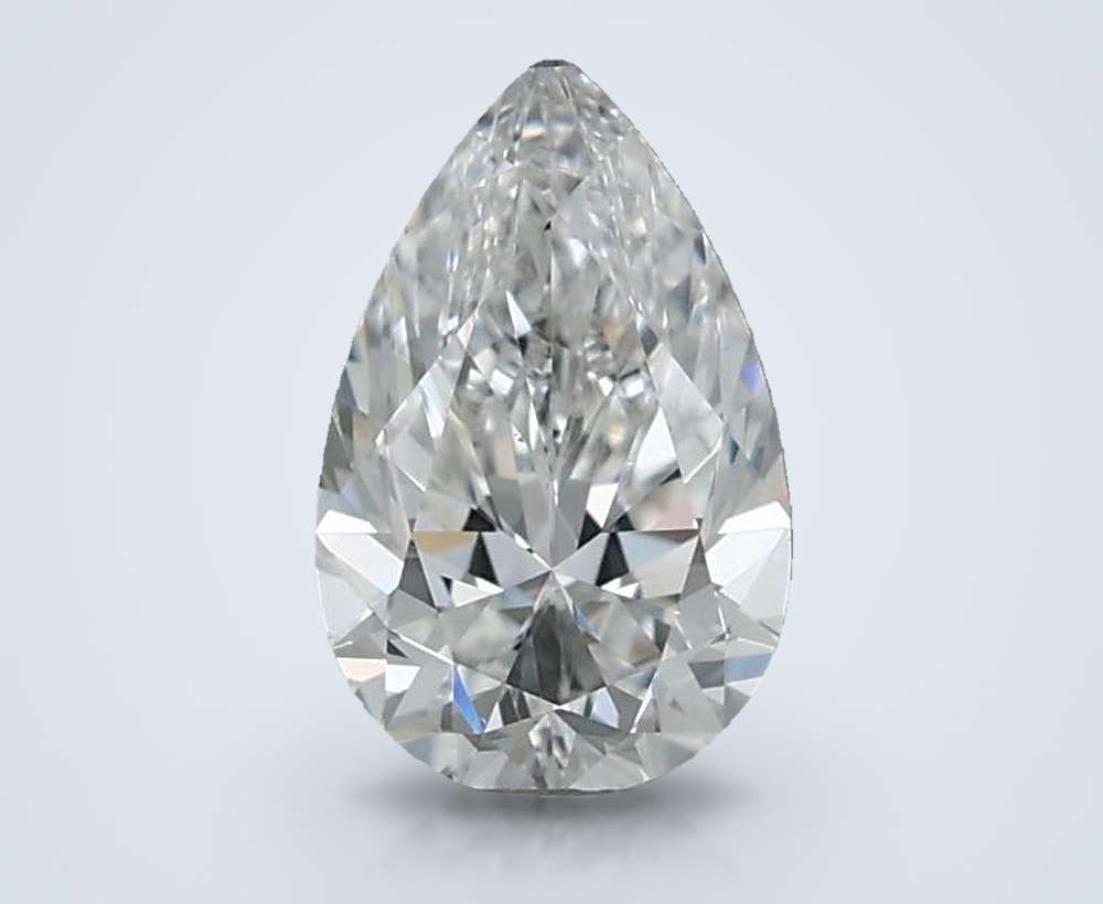 0.50 Carat Pear Natural Diamond