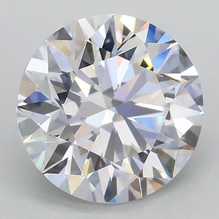 2.01ct D VVS2 Rare Carat Ideal Cut Round Lab Grown Diamond