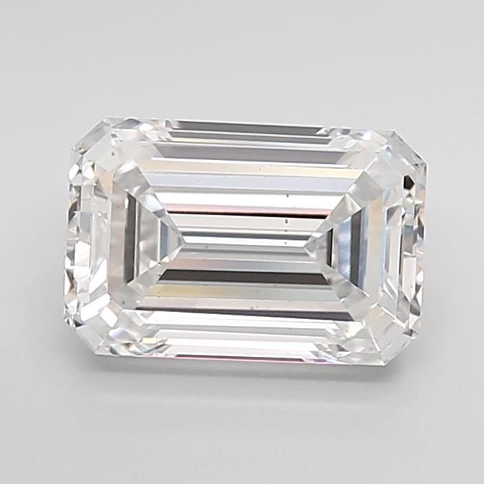 2.52ct E VS2 Rare Carat Ideal Cut Emerald Lab Grown Diamond