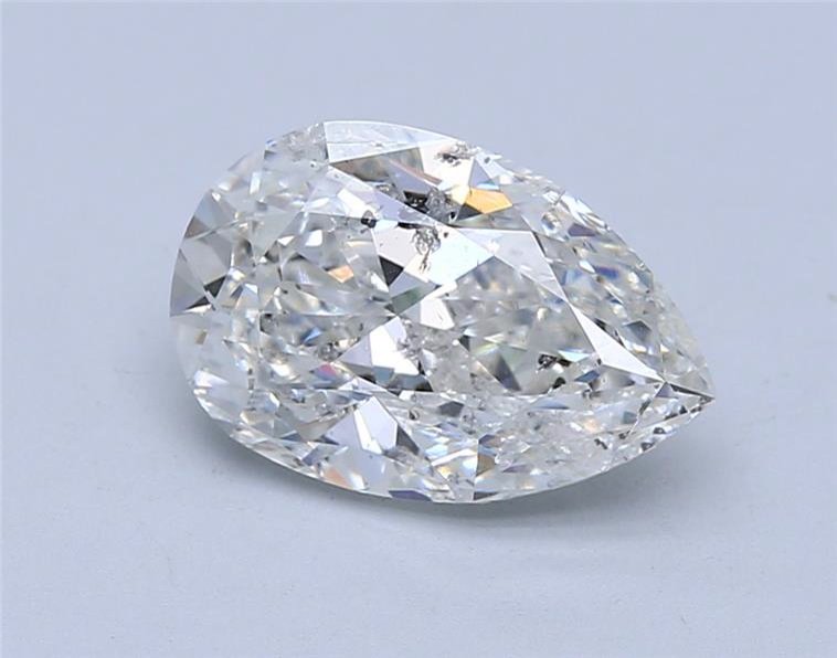 3.10ct G SI2 Good Cut Pear Diamond