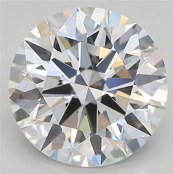 4.09ct F VS1 Rare Carat Ideal Cut Round Lab Grown Diamond