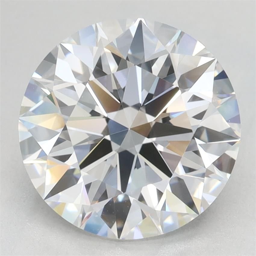2.71ct D VVS1 Rare Carat Ideal Cut Round Lab Grown Diamond