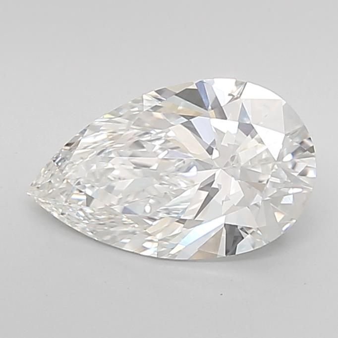 2.09ct F VS1 Rare Carat Ideal Cut Pear Lab Grown Diamond