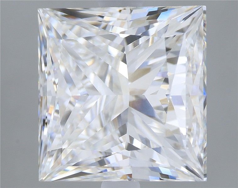 3.03ct F VS1 Rare Carat Ideal Cut Princess Lab Grown Diamond