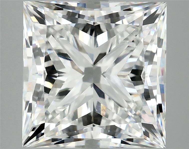 7.02ct E VVS2 Rare Carat Ideal Cut Princess Lab Grown Diamond