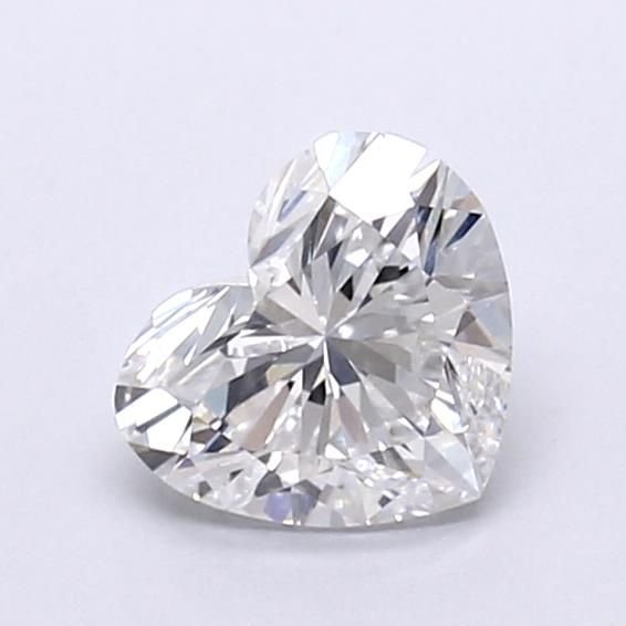 0.74ct D VVS2 Rare Carat Ideal Cut Heart Lab Grown Diamond